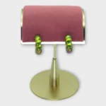 Neon Twisted Hoop Earrings Pink Green - Image 2