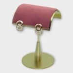 Luminous Embrace: Twin Circle Crystal Studs - Image 2