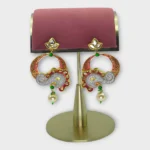 Hand-Enamelled Elephant Pearl Statement
