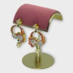 Hand-Enamelled Elephant Pearl Statement - Image 2