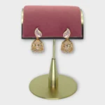 Meenakari Gold Kundan Jhumka Earrings