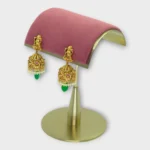 Antique Temple Goddess Jhumka Festive Earrings - Image 2