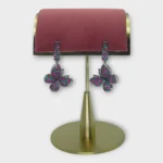 Butterfly Crystal Drop Statement Earrings