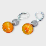 Agate Crystal Silver Festive Statement Necklace - Image 2