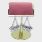 Silver Oxidised Dholki Drops