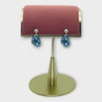 Handcrafted Metallic Resin Drop Earrings - Image 6