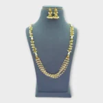 Pearl Gold Jhumka Mala Necklace Set