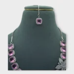 Pink Cushion Silver Floral Wedding Set - Image 4
