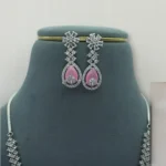 Necklace Multicolor Stone Party Set - Image 3