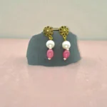 Necklace Soft Pink Pearl Festive Set - Image 2