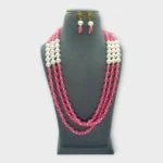 Necklace Soft Pink Pearl Festive Set