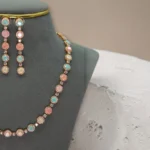Pastel Stone AD Premium Gala Necklace - Image 3