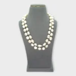 Baroque Pearl Double Strand Gold Necklace