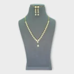 Pearl Gold Delicate Festive Necklace Set