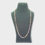 Natural Lavender Pearl Gold Necklace