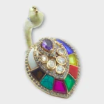 STONIRA peacock-inspired adjustable statement ring.