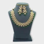 Kundan Emerald Meenakari Bridal Jewelry Set