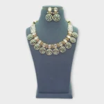 Meenakari Kundan Green Bridal Jewelry Set