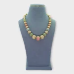 Multi-Color Crystal Sphere Festive Necklace