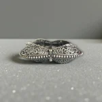 Oxidized Silver Filigree Festive Kada - Image 4