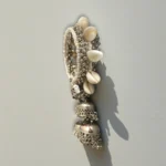 Spiral Oxidised Shell Beaded Statement Bracelet - Image 3