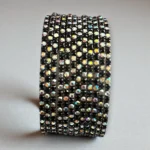 Glass Crystal Bangles Black Set - Image 2