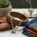STONIRA-handcrafted-oxidized-silver-S-link-anklets-with-vintage-ghungroo-charms